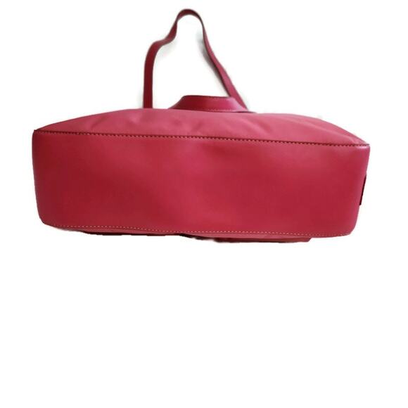 Liz Claiborne Women's Pink Nylon Business Travel Laptop Tote w Portfolio Holder - Picture 5 of 9